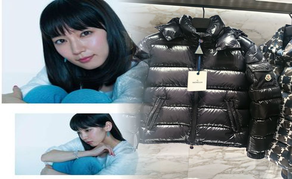 モンクレール ダウン レザー