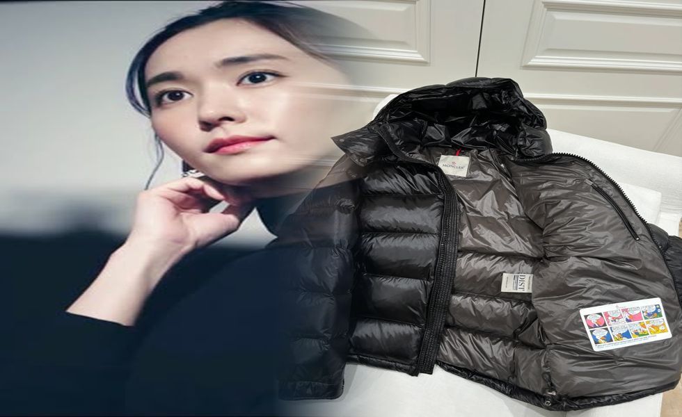 モンクレール 赤 ダウン ベスト