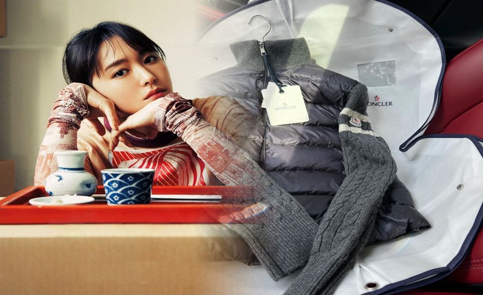 モンクレール ダウン 赤