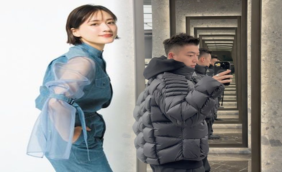 モンクレール ダウン 赤