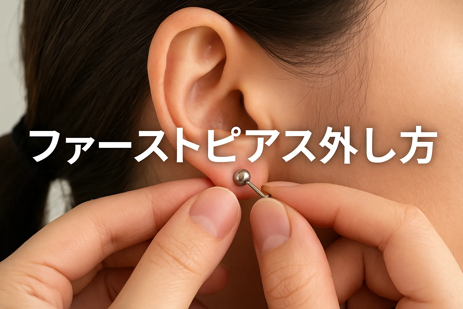 ファーストピアス外し方完全マニュアル｜安全な時期・外れない時の対処法・ケアまで徹底解説