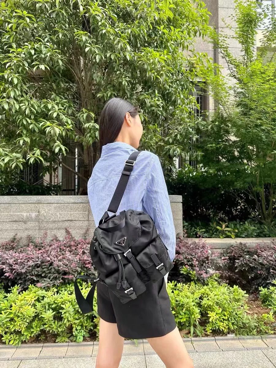 prada ナイロン ボストン バッグ