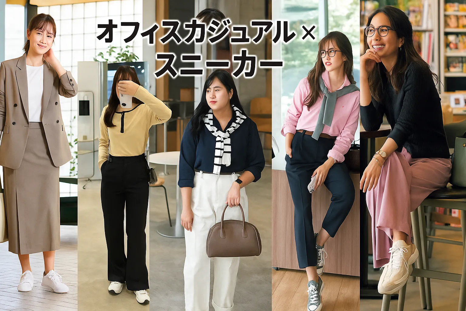 オフィス カジュアル スニーカー.webp