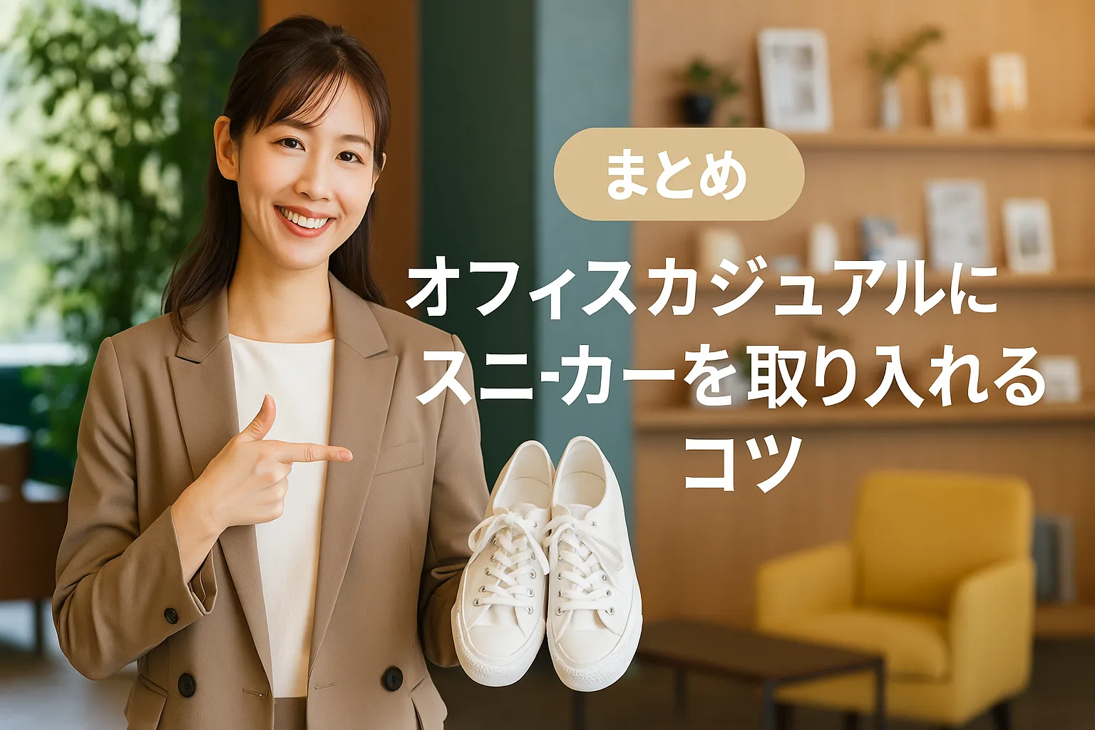 9. まとめ｜オフィスカジュアルにスニーカーを取り入れるコツ.webp