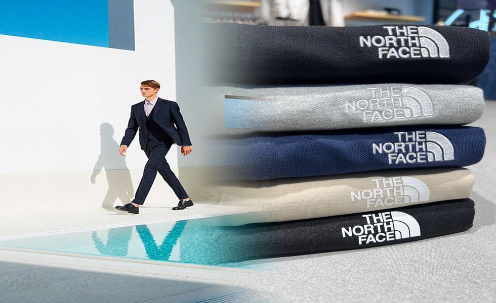 ノース フェイス ベスト コーデ