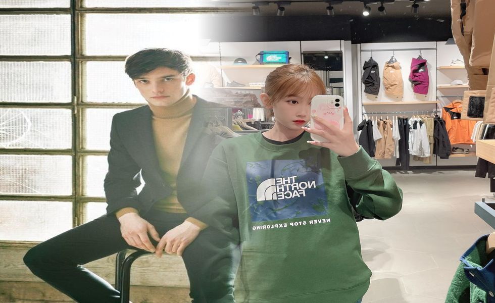 d ファッション ノース フェイス