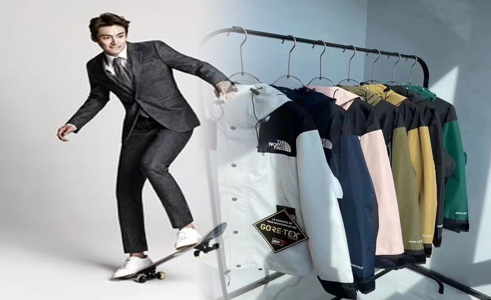 ノース フェイス アノラック パーカー