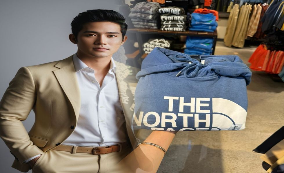 ノース フェイス パーカー コーデ メンズ