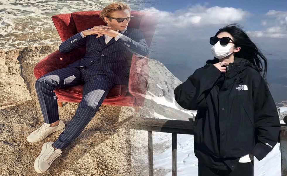 スノボ ニット 帽 ノース フェイス