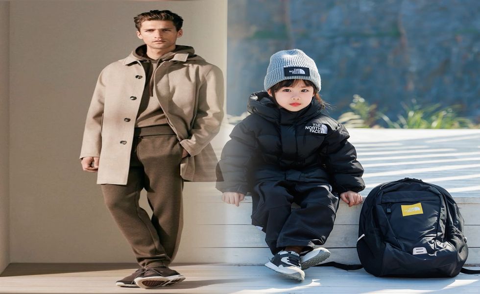 ノース フェイス パーカー 茶色