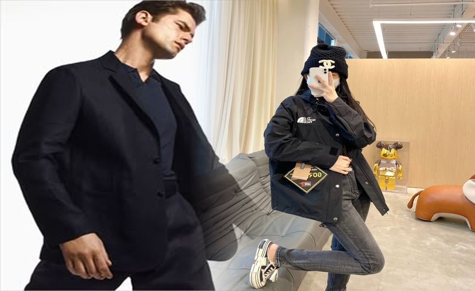 ノース フェイス パーカー デニム