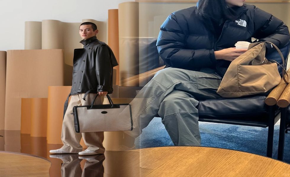 ノース フェイス ニット 帽 コーデ