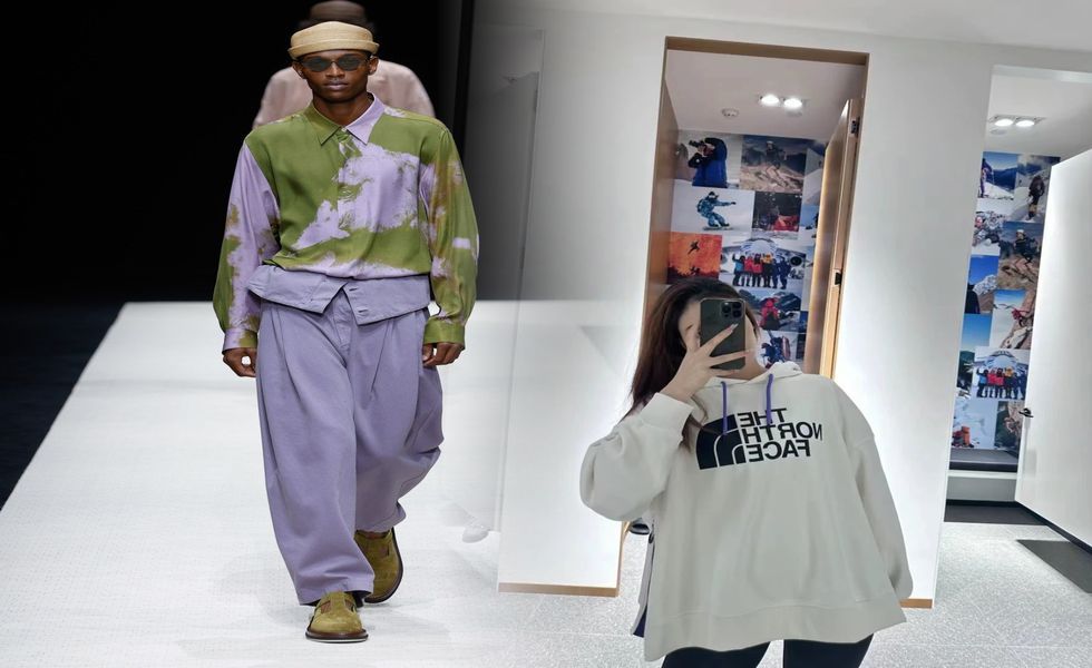 ノース フェイス パーカー サイズ 感 レディース