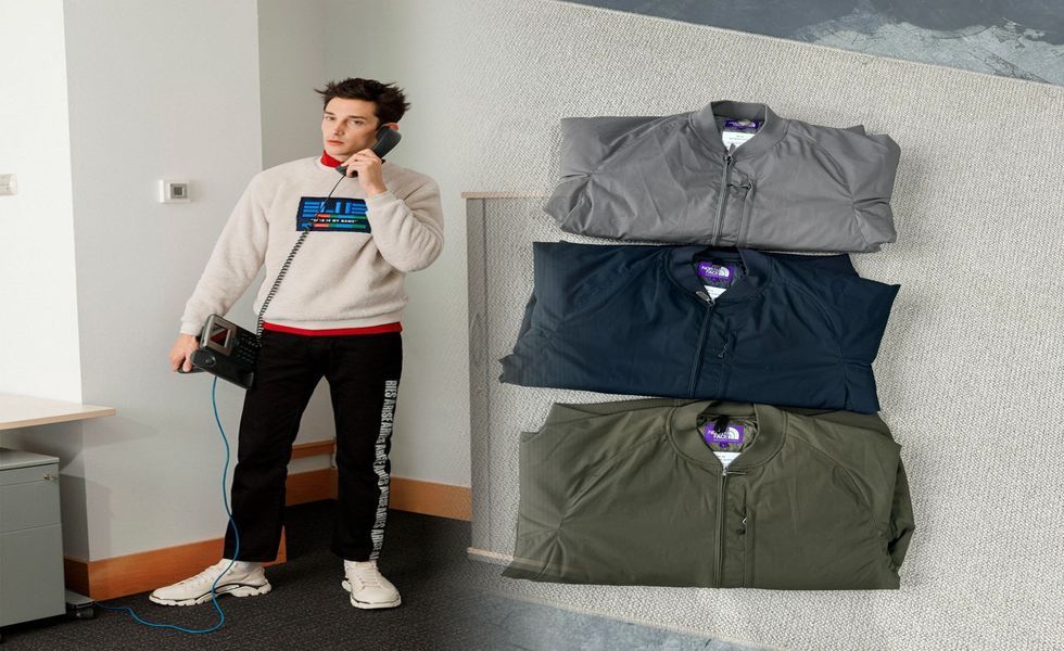 ノース フェイス パープル レーベル マウンテン パーカー