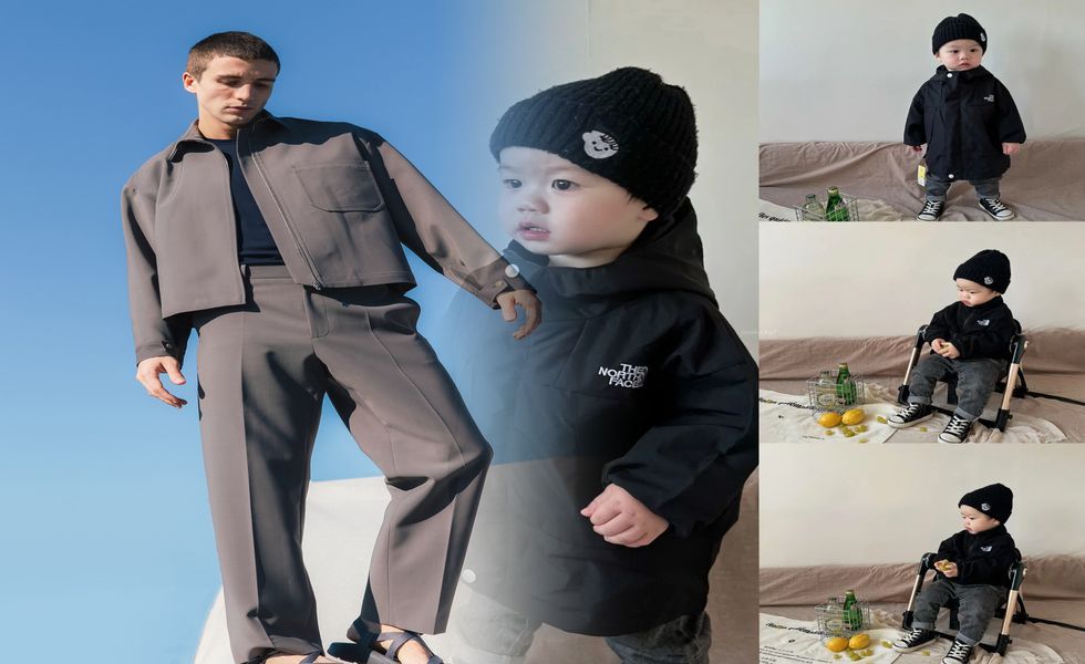 ノース フェイス パーカー コーデ