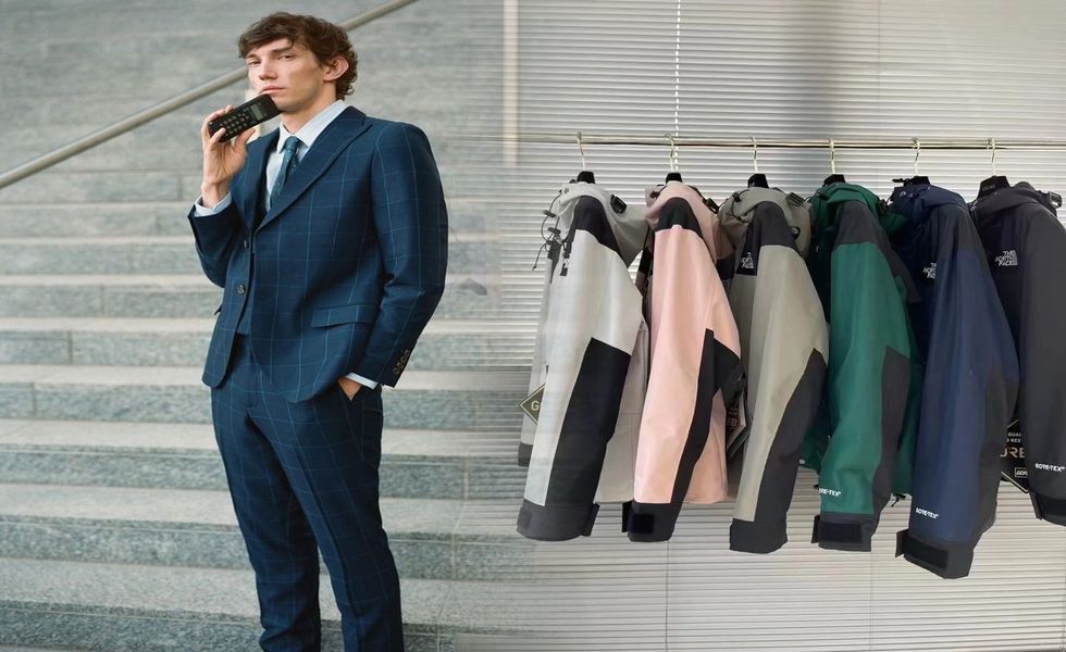 ノース フェイス カーキ パーカー