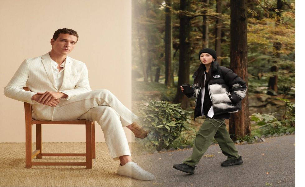 ノース フェイス zip in zip ユニクロ