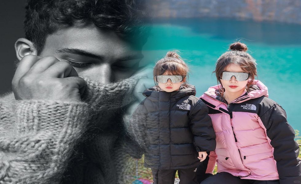 ノース フェイス フード ロゴ パーカー