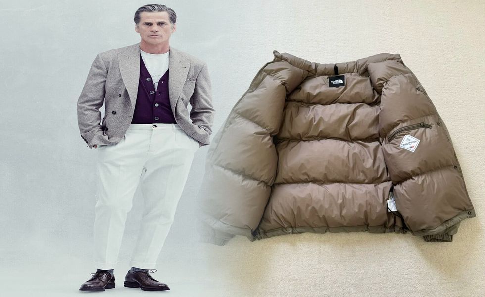 beams ノース フェイス パープル レーベル