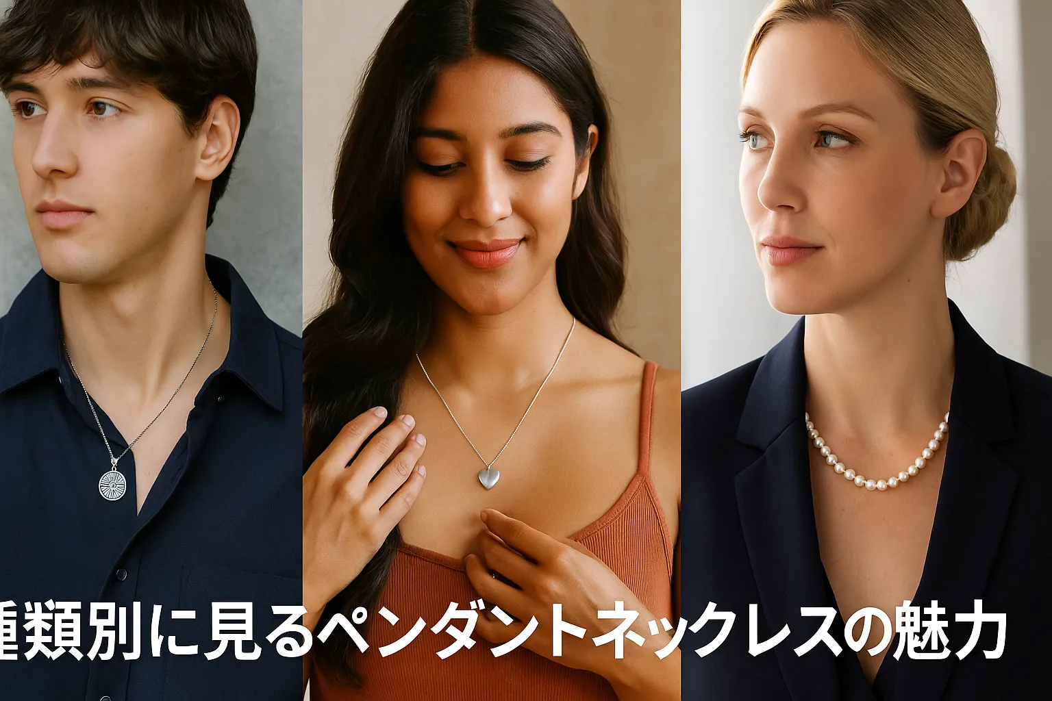 2. 種類別に見るペンダントネックレスの魅力.webp