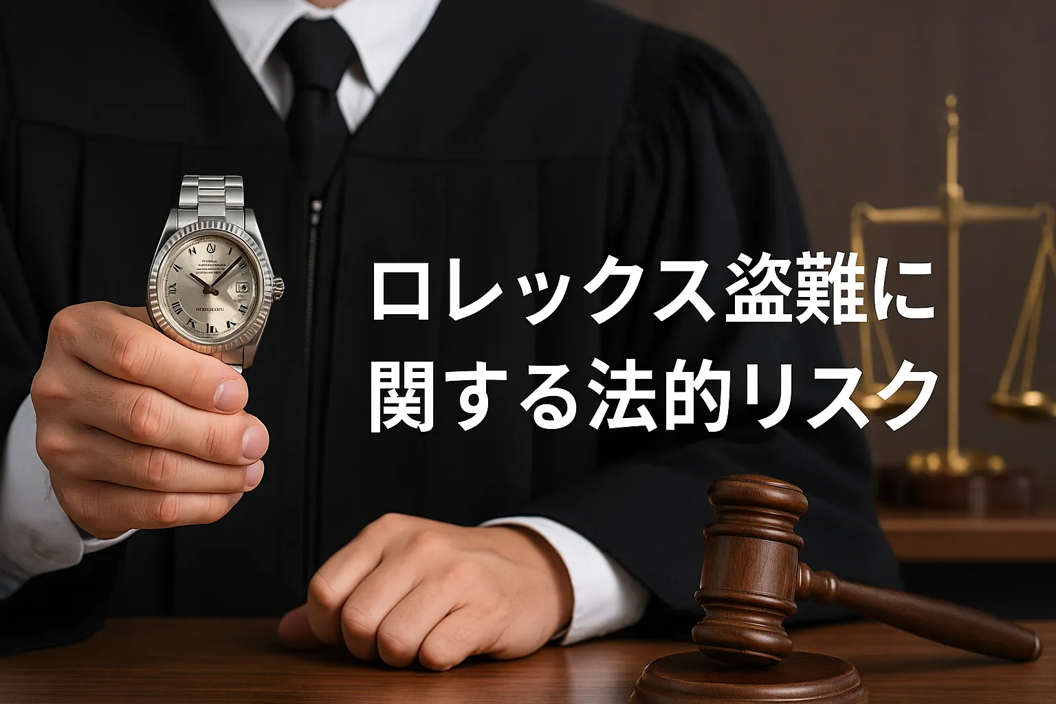 4. ロレックス盗難に関する法的リスク.webp