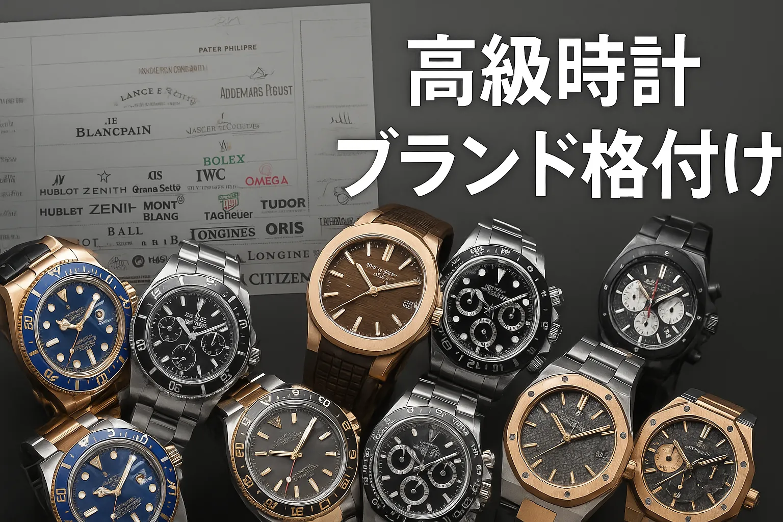 高級 時計 ブランド 格付け.webp