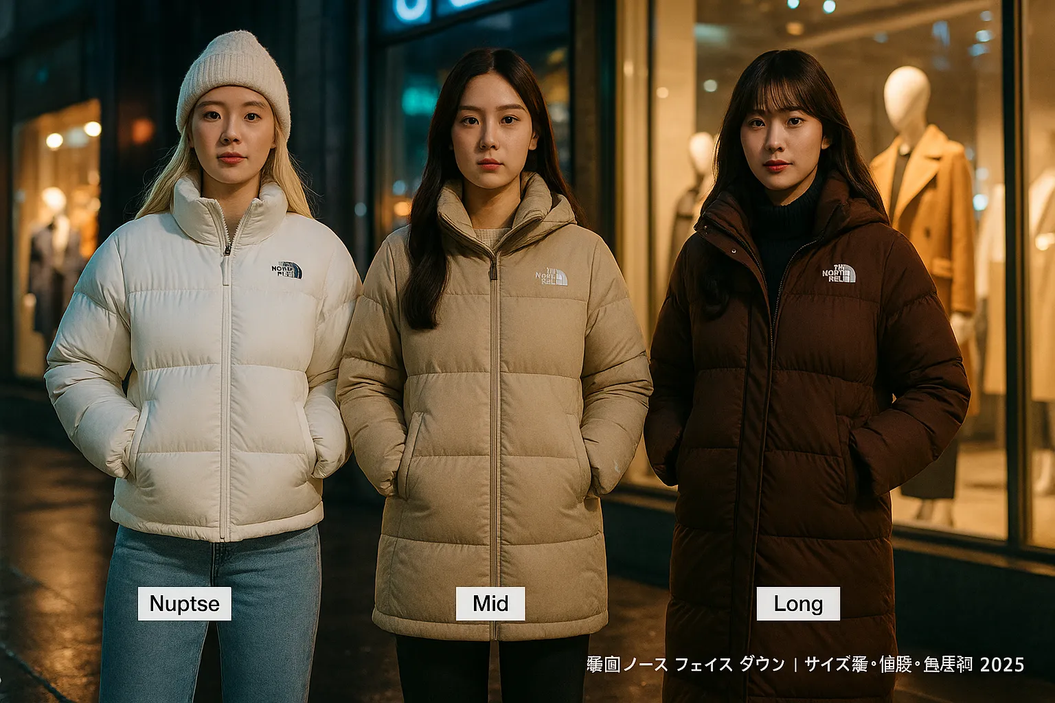 4. 韓国 ノース フェイス ダウン サイズ感・値段・色展開（白・ブラウン・ベージュ）完全ガイド.webp