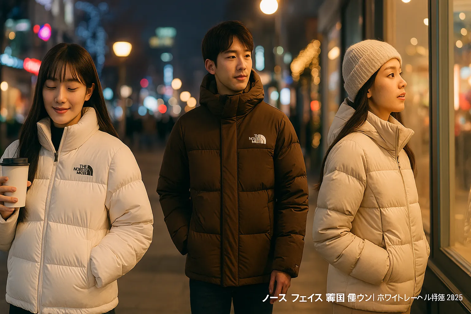 6. 限定デザイン＆ホワイトレーベルの魅力｜ノース フェイス 韓国 限定 ダウンの特徴.webp
