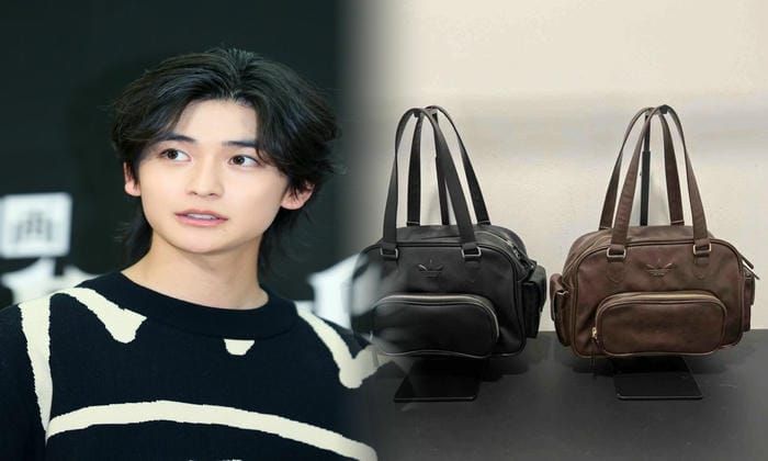 アディダス エナメル ボストン バッグ