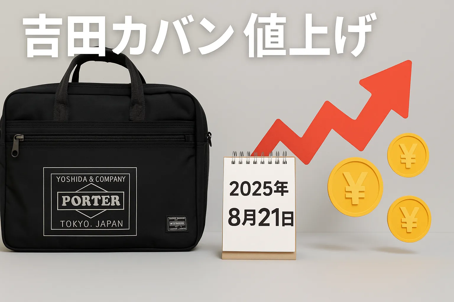 1. 吉田カバン 値上げ 2025年8月21日｜公式発表の概要.webp