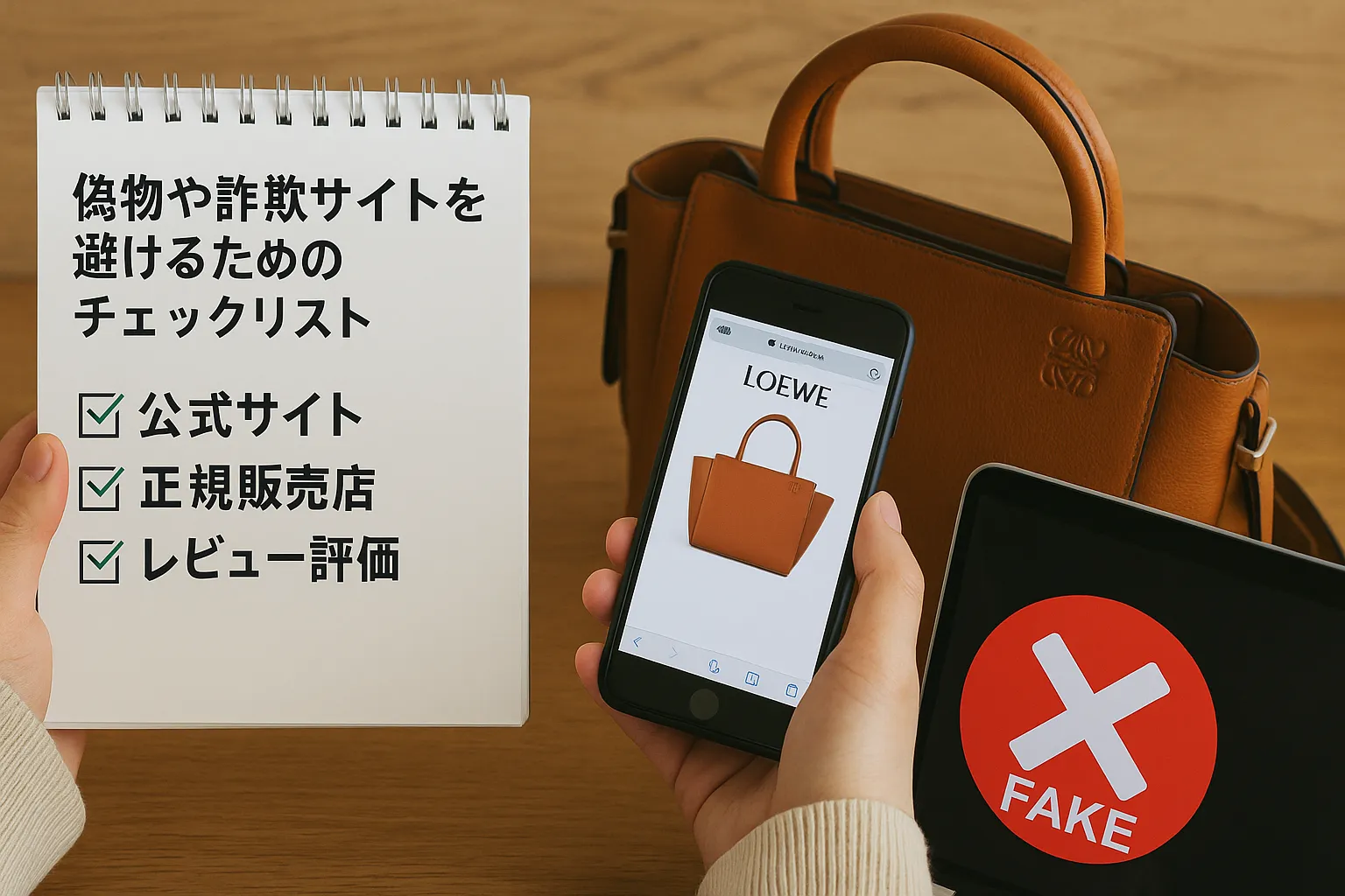 3. 偽物や詐欺サイトを避けるためのチェックリスト.webp