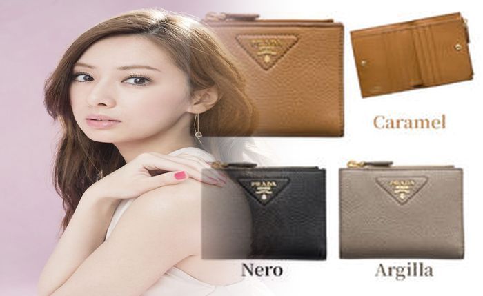 プラダ 財布 ネイビー レディース