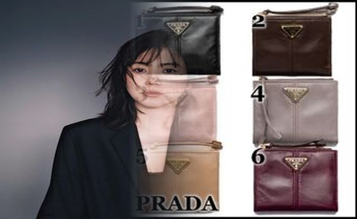 プラダ 財布 折りたたみ ピンク