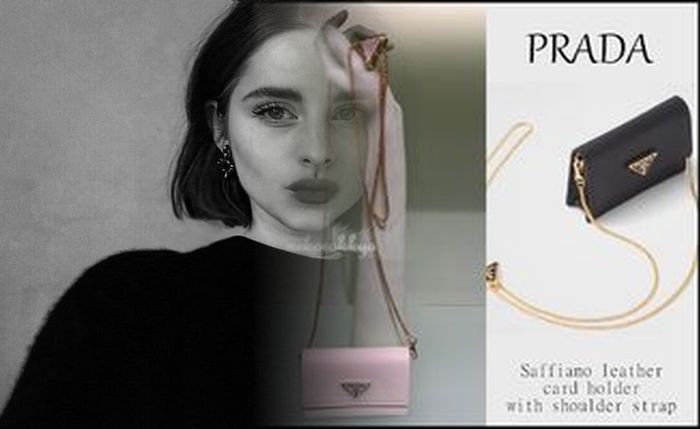 プラダ 財布 折りたたみ リボン