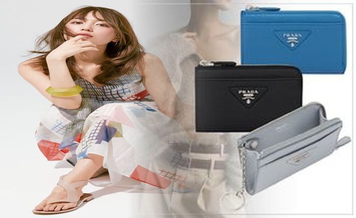 プラダ 財布 ラウンド ファスナー