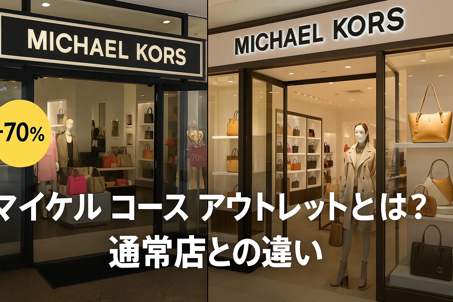 1. マイケル コース アウトレットとは？通常店との違い.webp