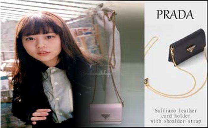 プラダ 財布 サフィアーノ リボン