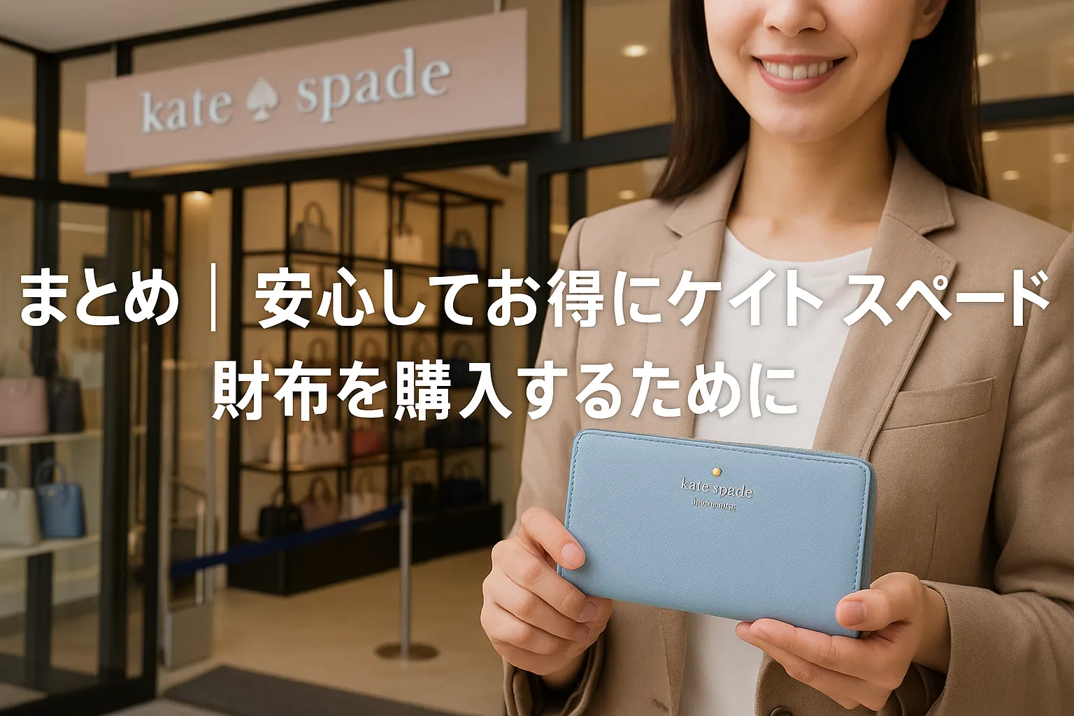 8. まとめ｜安心してお得にケイト スペード 財布を購入するために.webp