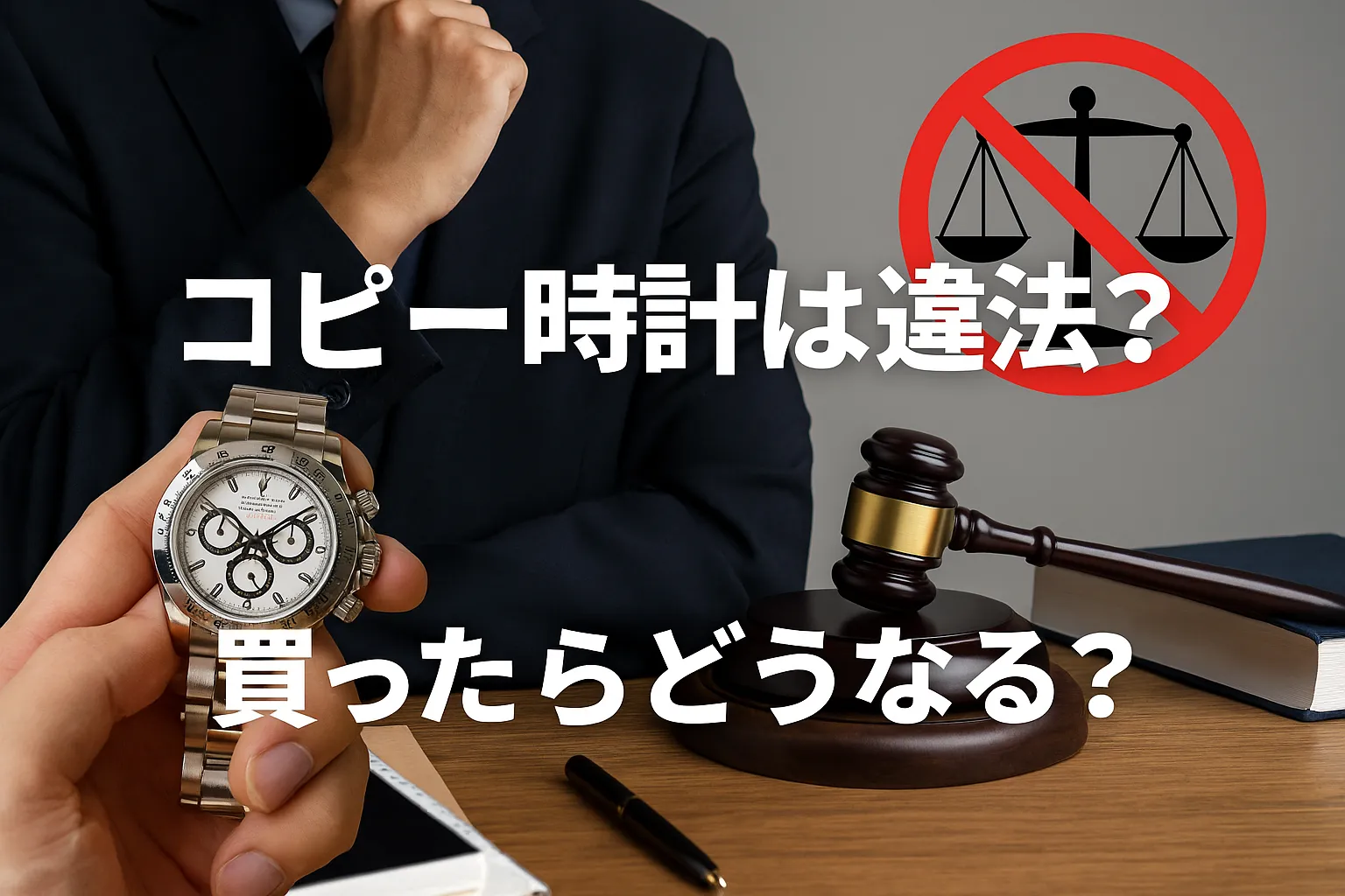 5. コピー時計は違法？買ったらどうなる？.webp