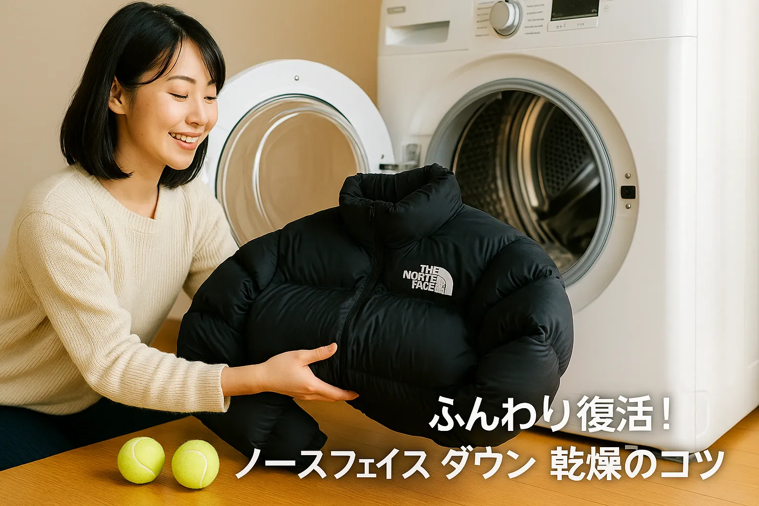 乾燥機でふんわり戻すコツ|ペシャンコ対策と復活術.webp