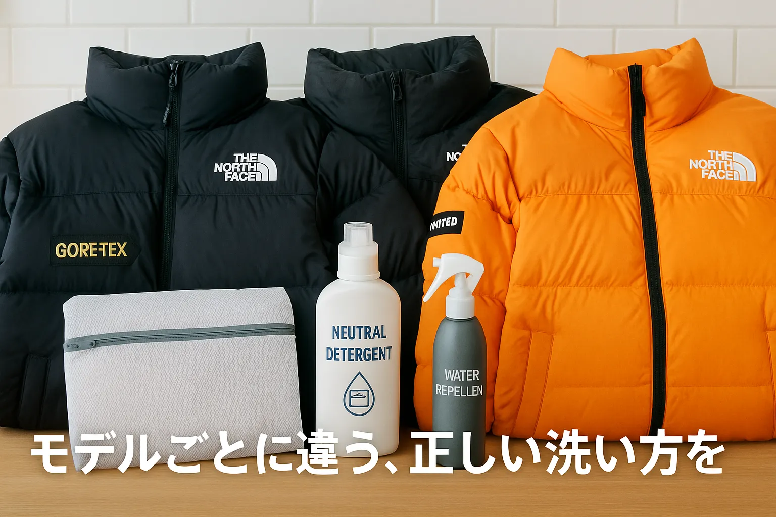 ゴアテックス・型落ち・限定モデルの洗い方の違い.webp