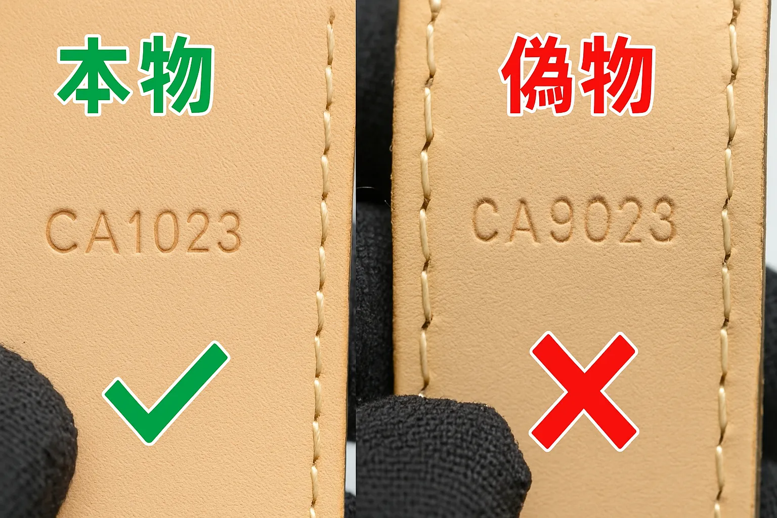 ① シリアルナンバーの刻印位置と書体.webp