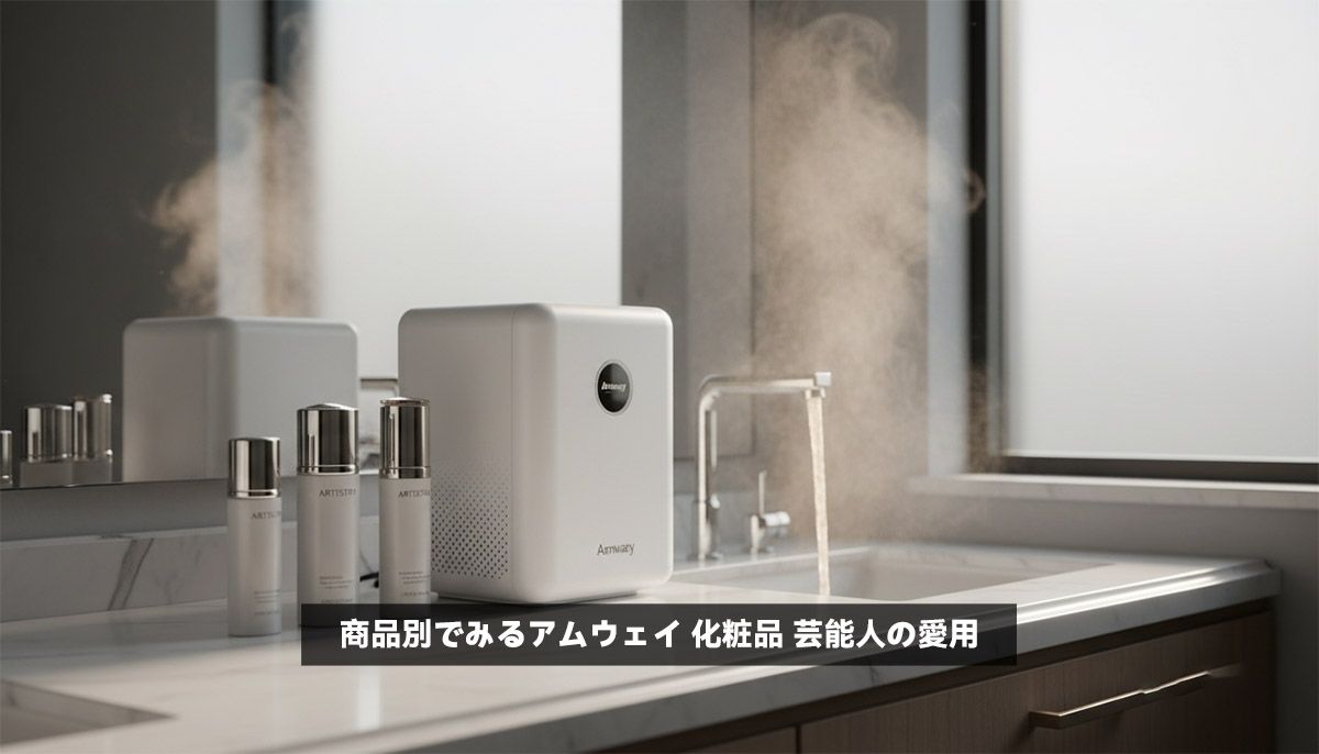 商品別でみるアムウェイ 化粧品 芸能人の愛用