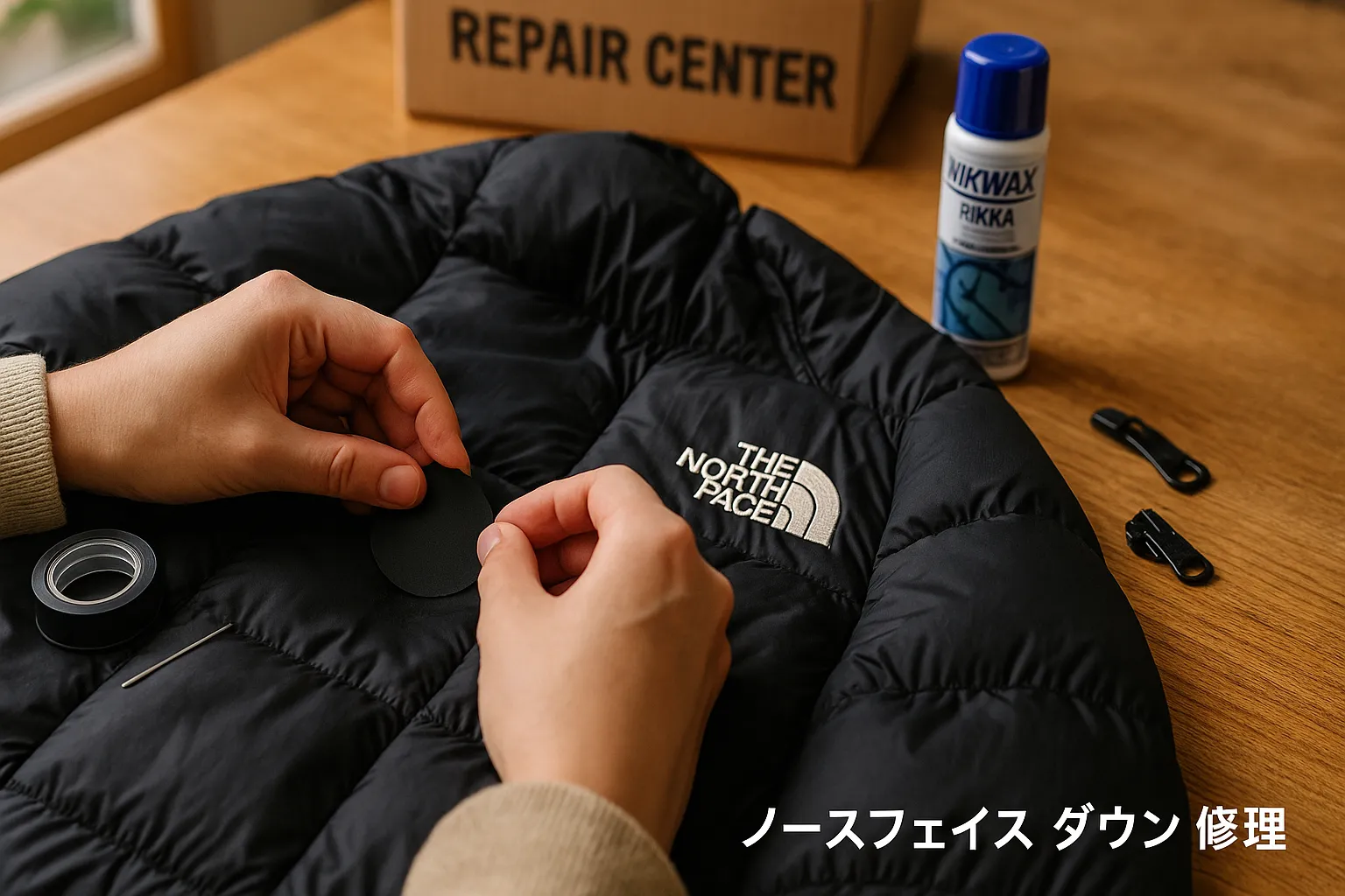 【2025年最新版】ノースフェイス ダウン 修理 完全ガイド.webp