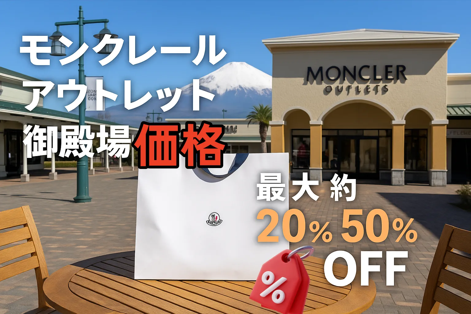 モンクレール アウトレット 御殿場 価格.webp