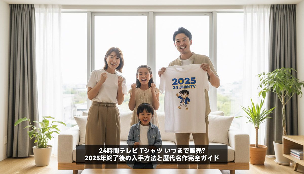 24時間テレビ Tシャツ いつまで販売？2025年終了後の入手方法と歴代名作完全ガイド