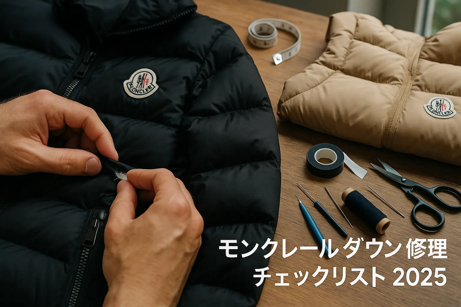 修理が必要な症状別チェックリスト(破れ・ファスナー・羽毛漏れなど).webp