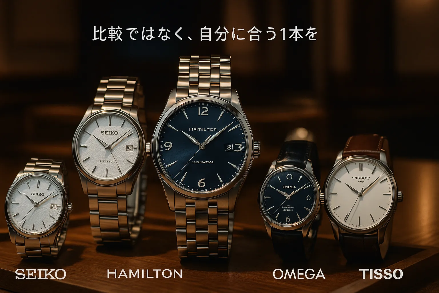 他ブランドとの比較:セイコー・オメガ・ティソとの違い.webp