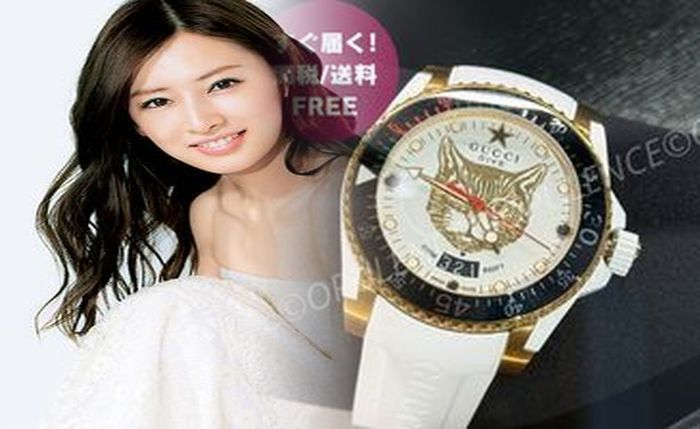 グッチ 腕時計 レディース 革