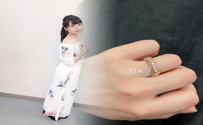 ティファニー ペア リング 18k